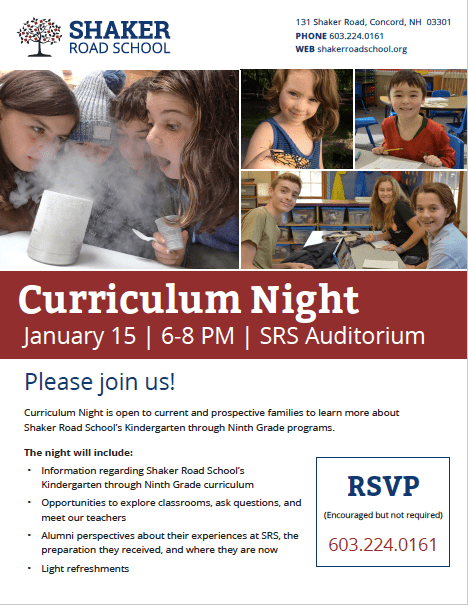 Independent School Open House Invitation